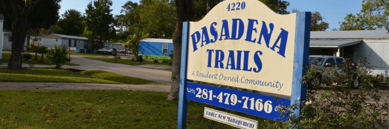 Pasadena Trails sign